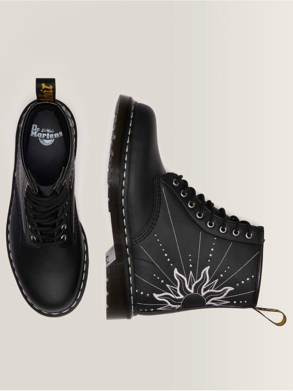 Dr. Martens 1460 SOLAR FLARE RECLAIMED LEATHER BOOTS - Picture 4 of 13